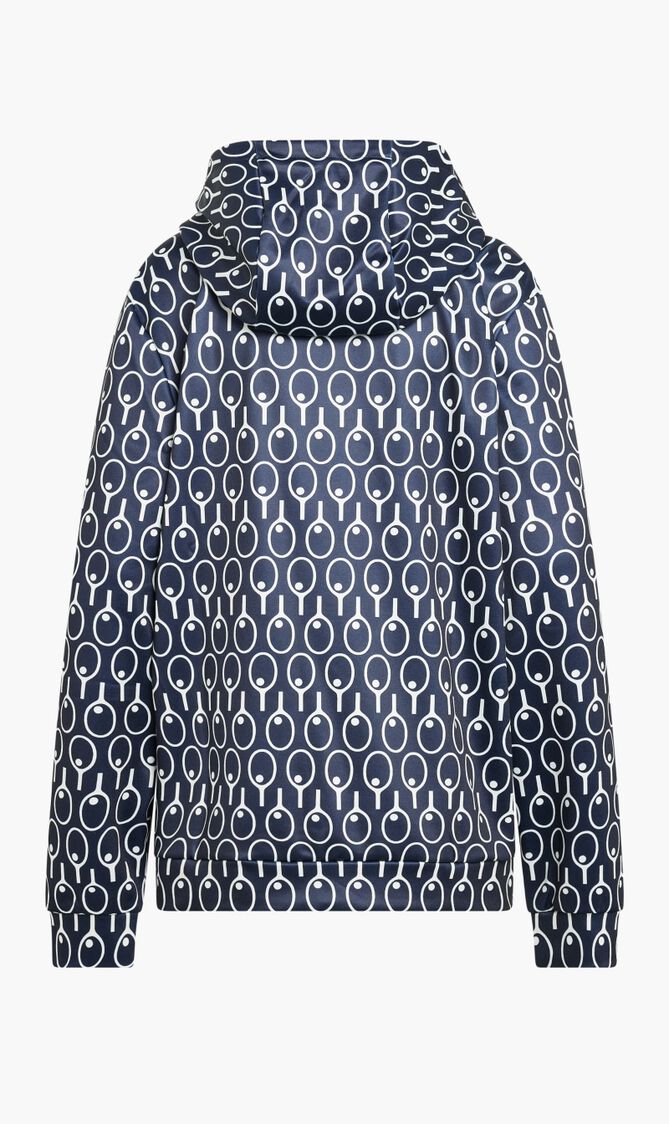 HOODIE WITH PIPING DETAILS