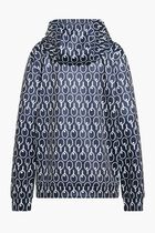 HOODIE WITH PIPING DETAILS