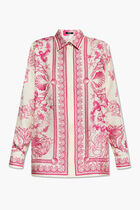 FORMAL SHIRT UNDERWATER BAROCCO BICOLOUR FOULARD ON SILK TWILL
