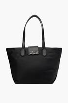 K/Signature Nylon MD Tote