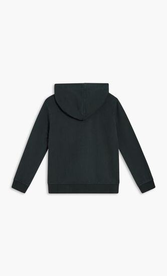 HOODED ACTIVE TOP W - COTTON FRENCH TERRY