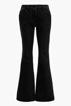 SLIM FLARED 5PKT PANTS VINTAGE BLACK NO