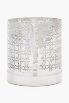 Iconik Candle Holder Silver Plated