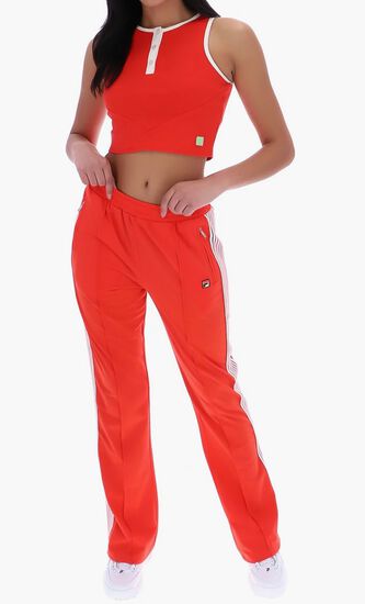 TRACK PANT WITH FLAT KNIT