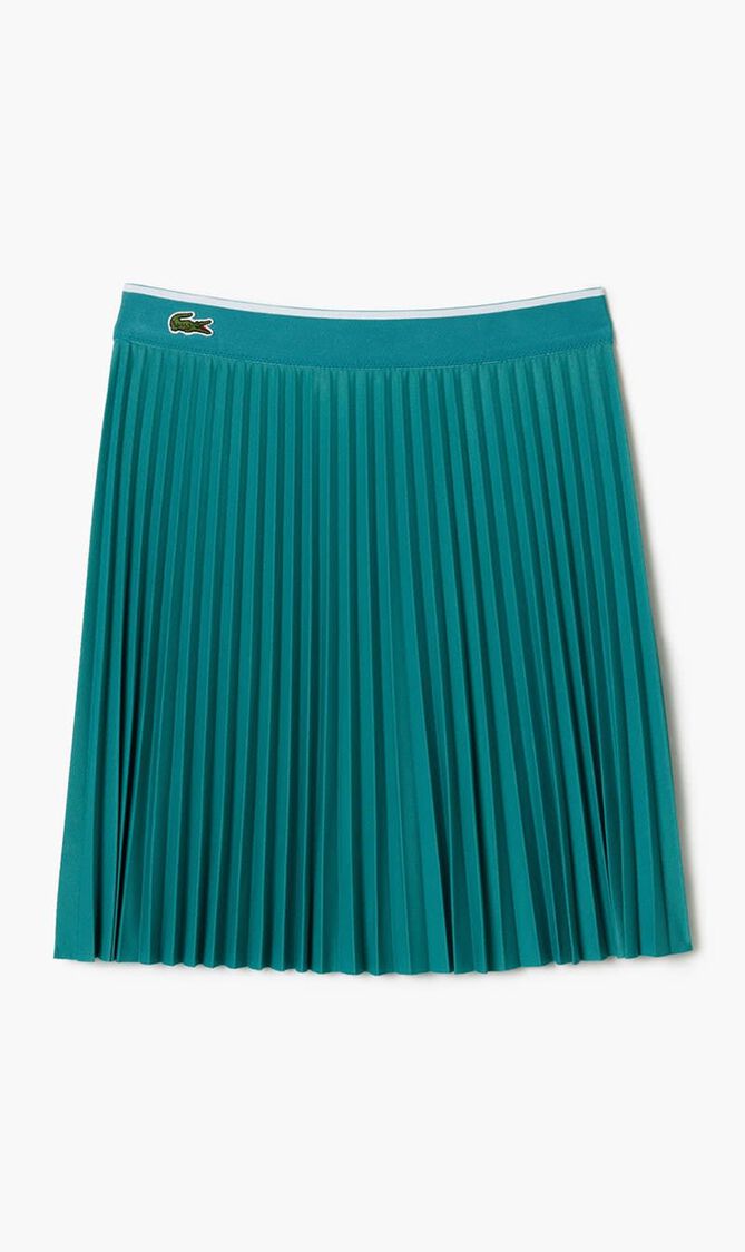 Short Pleated Elastic Waist Skirt