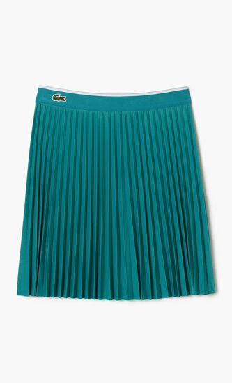 Short Pleated Elastic Waist Skirt