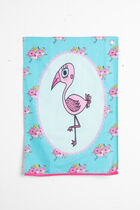 Flamingo Canvas Tea Towel