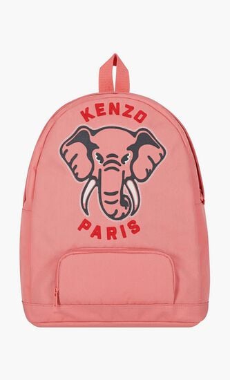 Rucksack Logo-Embroidered Zipped Backpack