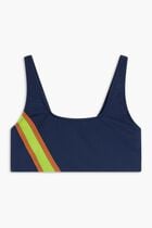 TORY SPORT SCULPT GRAPHIC STRIPE SCOOP BRA