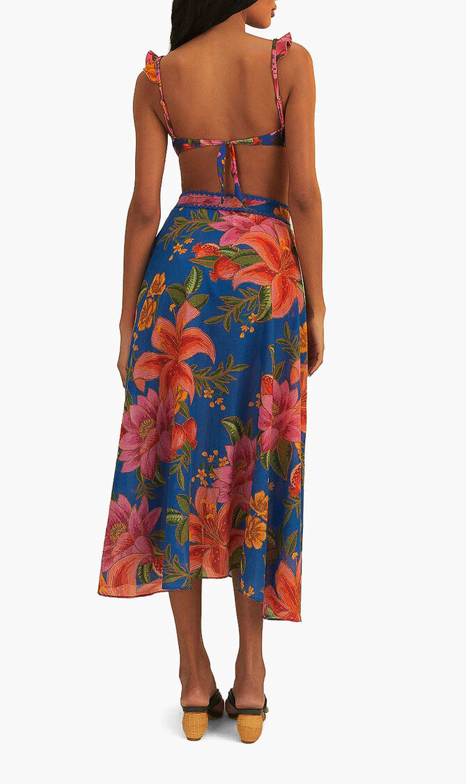 Summer Fruit Midi Skirt