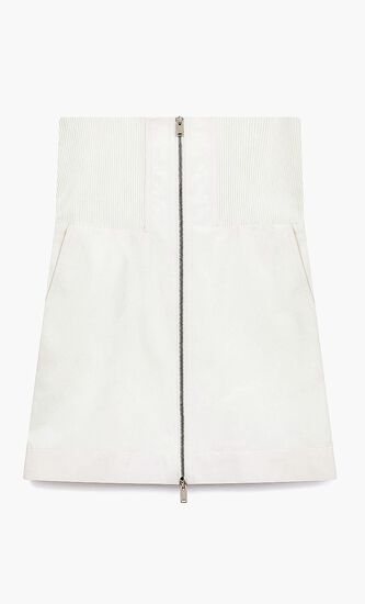 High Waist Elasticated Skirt