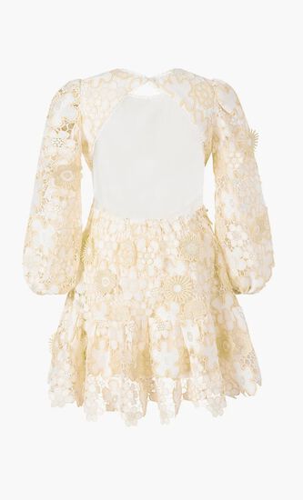 Amara Embroidered Mini Dress