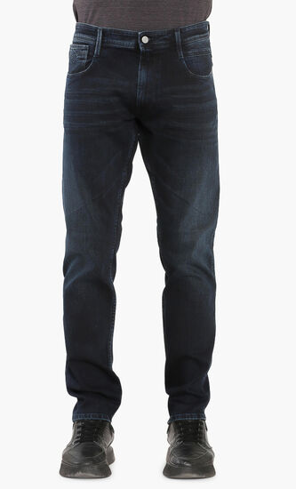 Anbass 573 Blue Black Overdyed Jeans