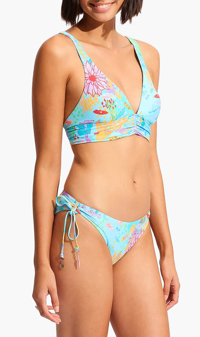 UNDER THE SEA LONGLINE TRI SHOULDER TOP