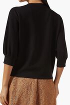 ORCHID EMBROIDERY SWEATSHIRT