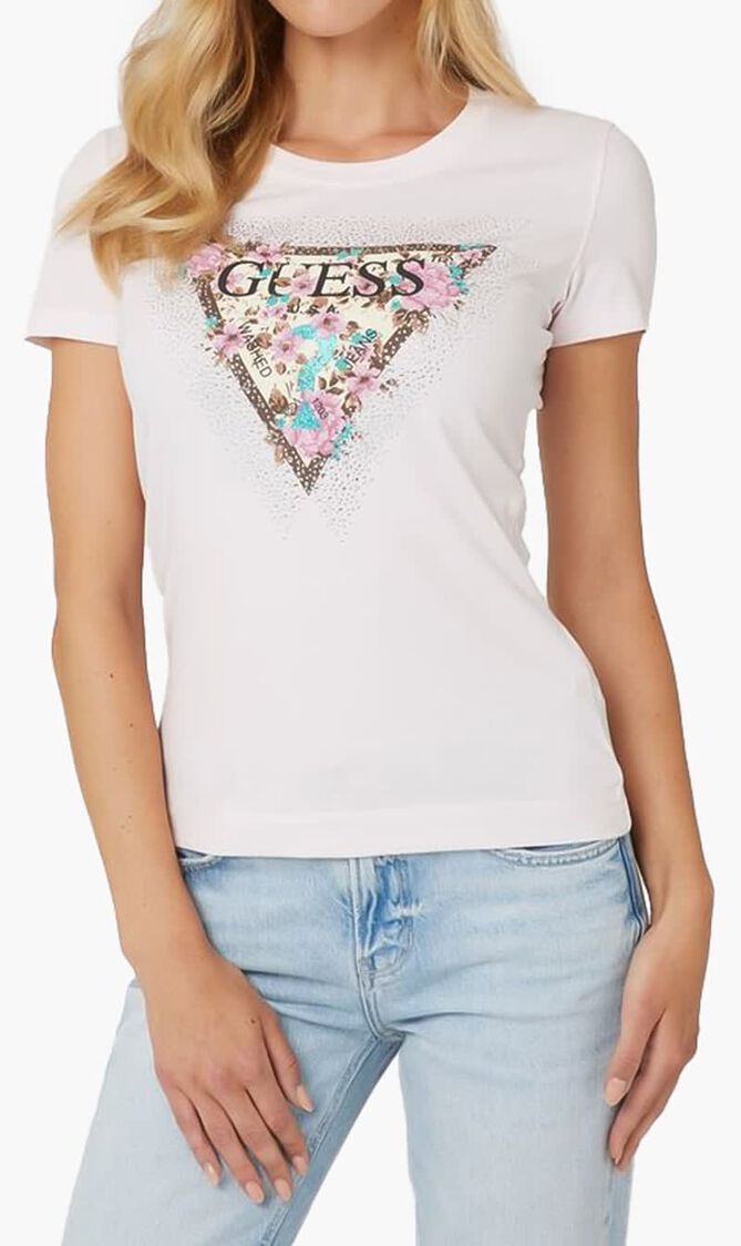 Ss Cn Cherry Flower Tee