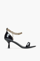 REMO RHINESTONE CHAIN SANDALS