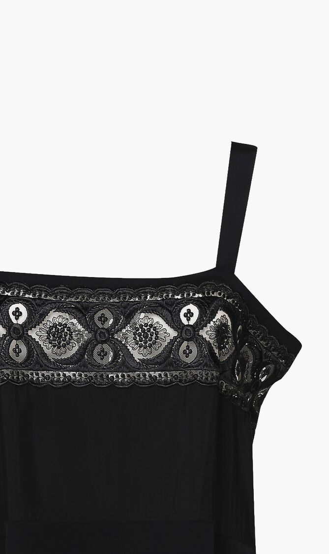 Strap Viscose Midi Dress