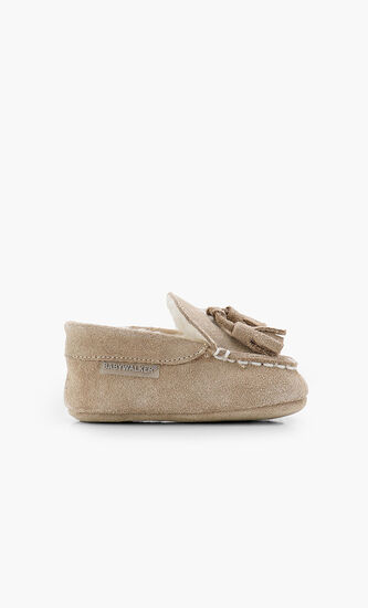 Suede Tasseled Loafers