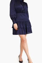 Millie Dress - Prince Of Wales Burn Out 130 G
