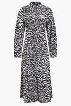 KL ANIMAL PRINT SHIRT DRESS