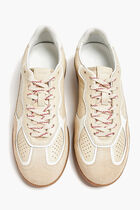 TB.490 RIFE GRAIN CREAM LEATHER SNEAKERS
