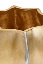 حلقة مناديل المائدة ديزرت باللونين الذهبي والفضي حلقة مناديل المائدة ديزرت باللونين الذهبي والفضي