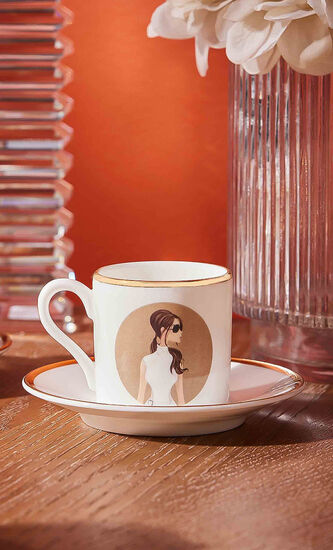 Victoria Espresso Cup & Saucer