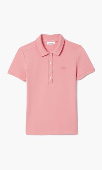 SHORT SLEEVED RIBBED COLLAR SHIRT