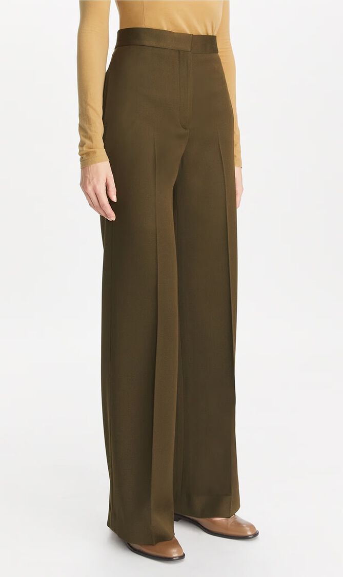 Wide Leg Wool Pant