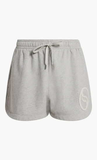 Logo Appliqu&eacute; Cotton Shorts