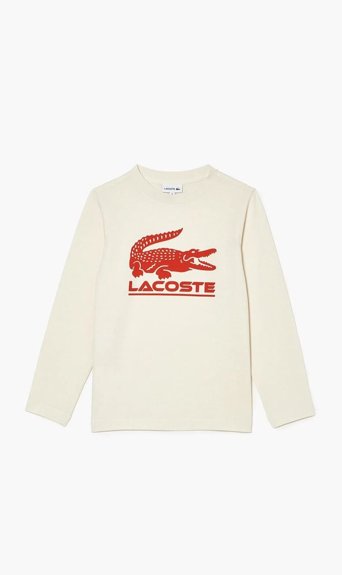 Long Sleeve Crew Neck Printed T-Shirt
