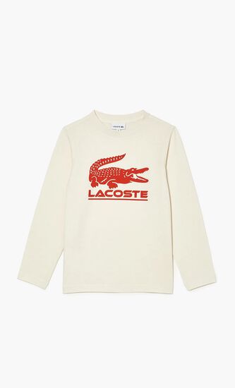 Long Sleeve Crew Neck Printed T-Shirt