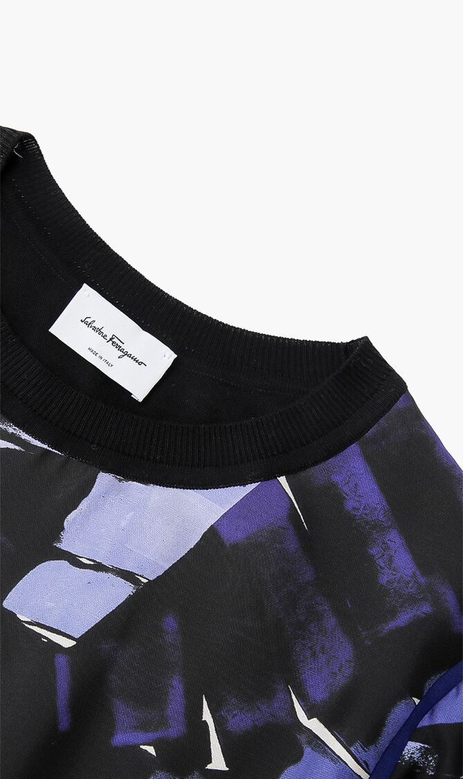 Print Palm Resort Top