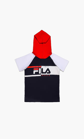 Evan Colourblock Hoody Top