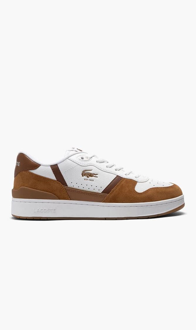 T-clip Set Leather Sneakers