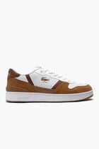 T-clip Set Leather Sneakers