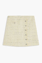 YELLOW BOUCLE MINI SKIRT