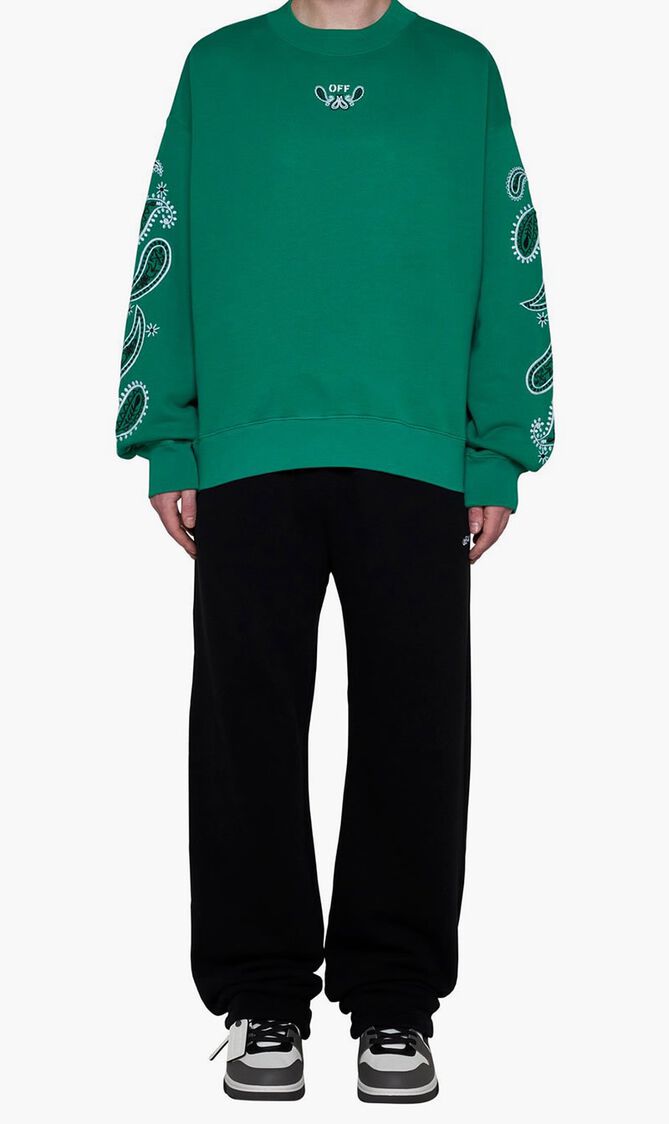 BANDANA ARR SKATE CREWNECK COLLEGE GREEN BANDANA ARR SKATE CREWNECK COLLEGE GREEN