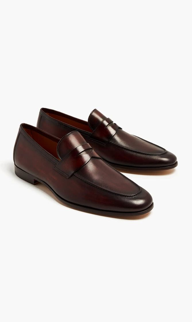 Leather loafers