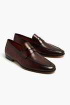 Leather loafers