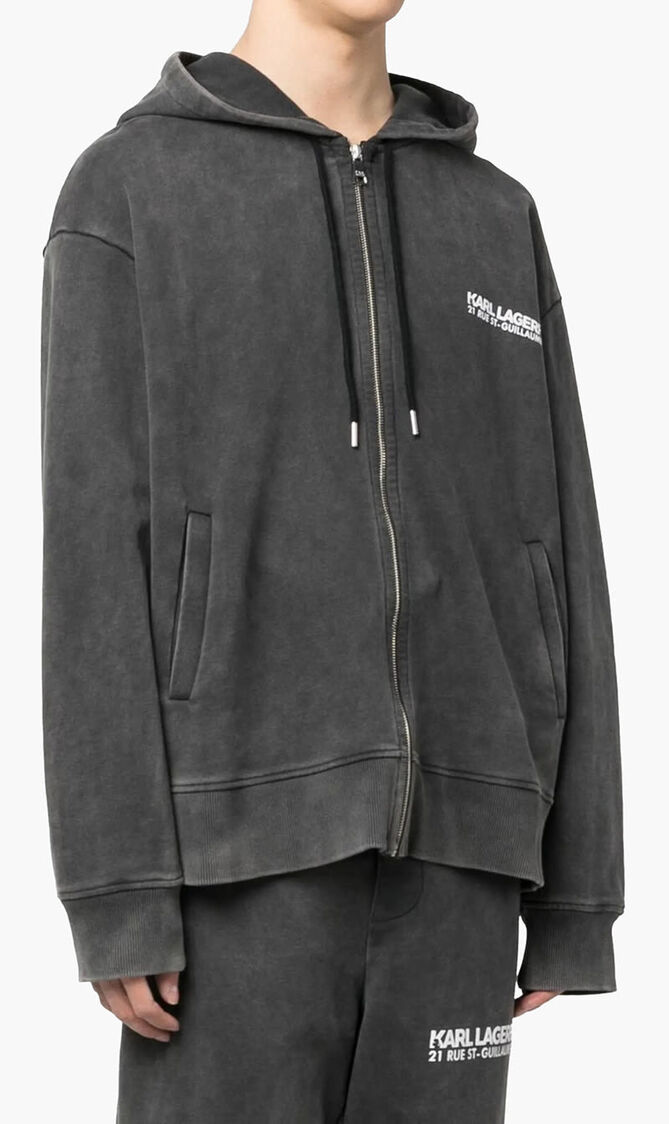 Rue St-Guillaume Zip-Up Hoodie