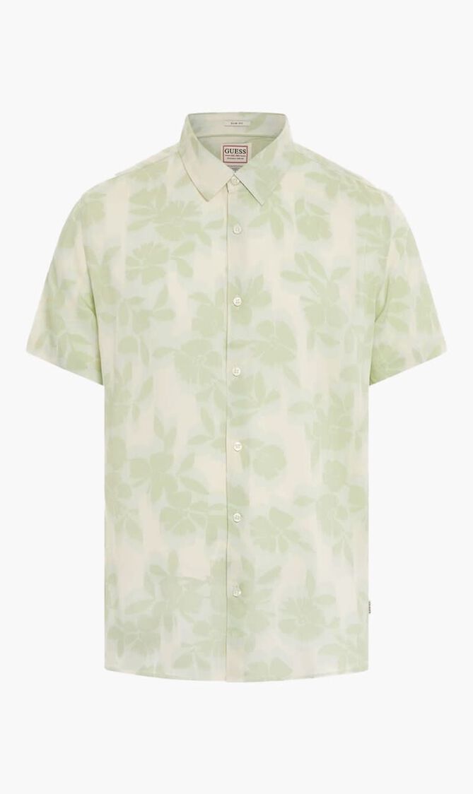 SS ECO RAYON SHADOW BOX SHIRT