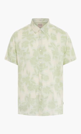 SS ECO RAYON SHADOW BOX SHIRT