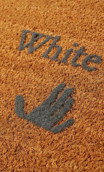 DOORMAT MAN SWIMMING LOGO BROWN DARK GR