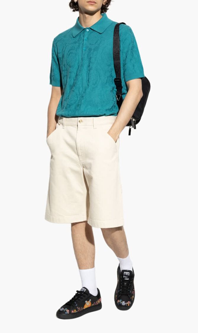 KNIT SWEATER BAROCCO TEXTURE SILK COTTON