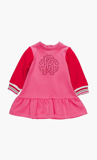 Logo Jersey Sweatshirt Dress