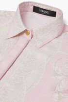 FORMAL SHIRT COUPE DES DIEUX BAROCCO FOULARD ON RESPONSIBLE SILK TWILL