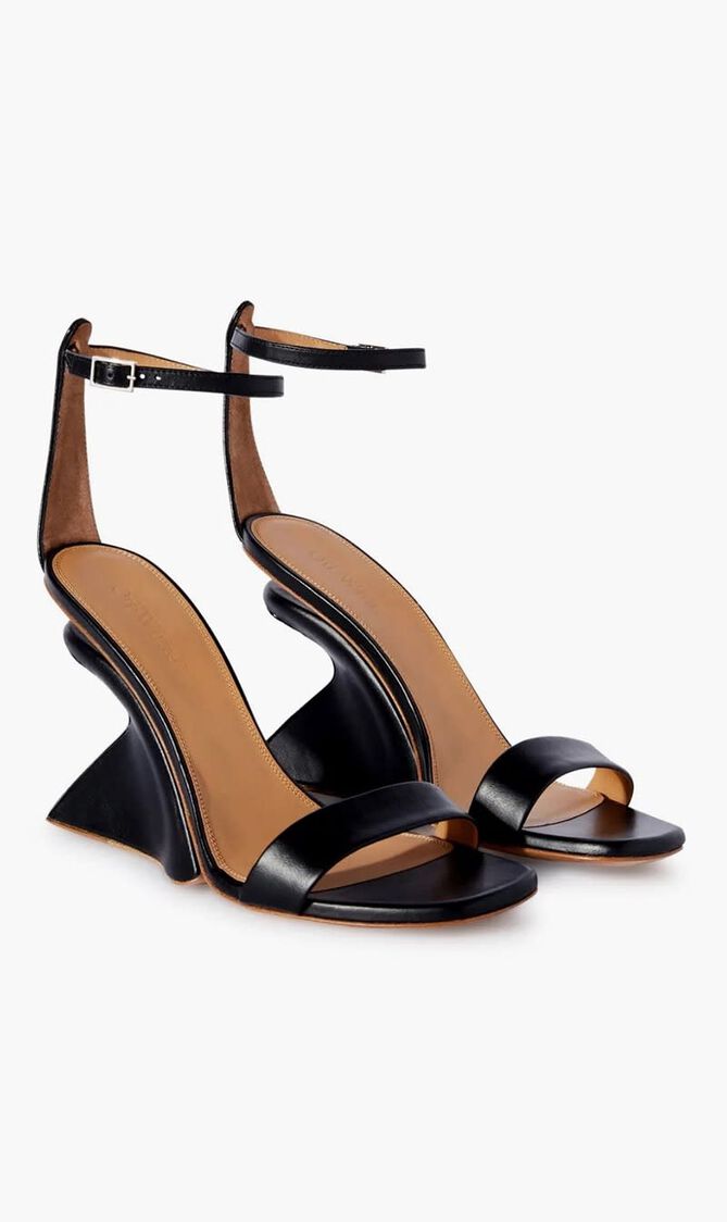 JUG WEDGE SANDAL BLACK BLACK JUG WEDGE SANDAL BLACK BLACK