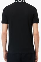 SHORT SLEEVED RIBBED COLLAR SHIRT